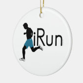 iRun Keramisch Ornament (Links)