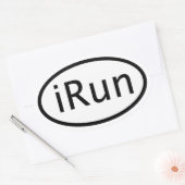 iRun Ovale Sticker (Envelop)