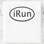 iRun Ovale Sticker (Tas)