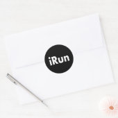 iRun Ronde Sticker (Envelop)
