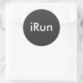 iRun Ronde Sticker (Tas)