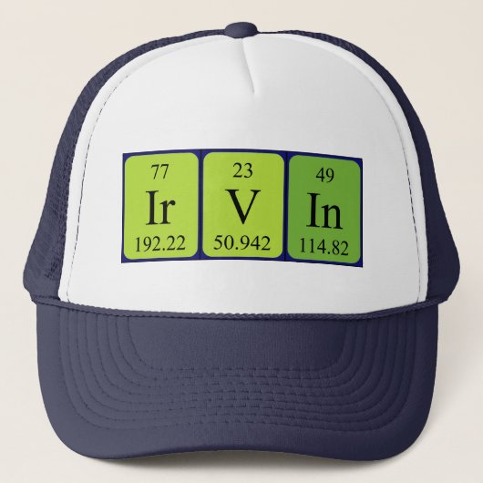 Irvin periodiek table name pet (Voorkant)
