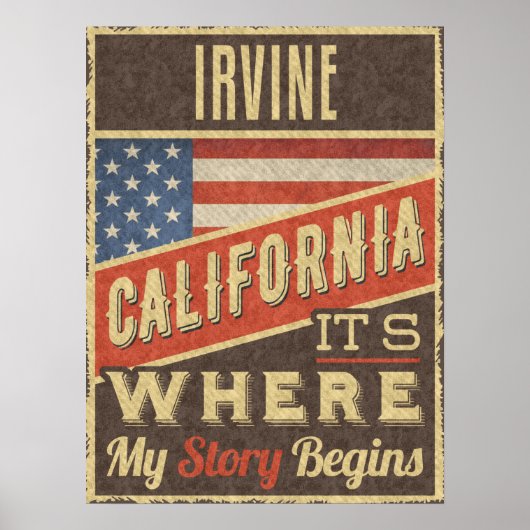 Irvine California Poster (Voorkant)