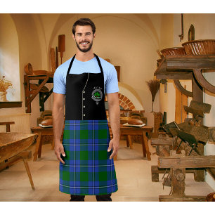 Irvine Clan Badge & Tartan Kilt Schort