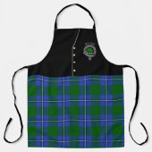 Irvine Clan Badge & Tartan Kilt Schort (Voorkant)