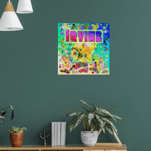 Irvine Epoch Hour Poster (Woonkamer 1)