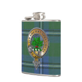 Irvine Tartan & Badge Heupfles (Links)