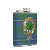 Irvine Tartan & Badge Heupfles (Rechts)