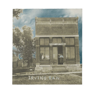 IRVING KANSAS POST KANTOOR FOTO MARSHALL COUNTY NOTITIEBLOK
