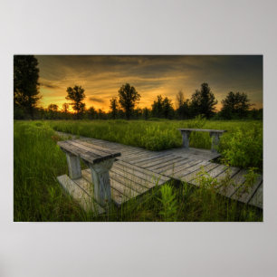 Irwin Prairie Sunset Poster