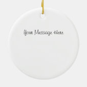 IS250 Black Silhouette Logo met Faux-koolstof Keramisch Ornament (Achterkant)