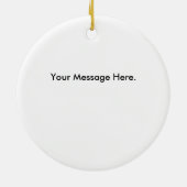 IS250 rolschot Keramisch Ornament (Achterkant)