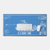 IS-2-tank Bureaumat (Keyboard & Muis)