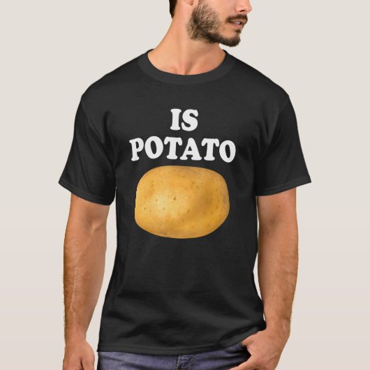 Is aardappel aardappel op televisie zoals die op l t-shirt (Voorkant)