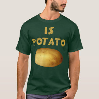 Is aardappel op televisie zoals die op late avond  t-shirt