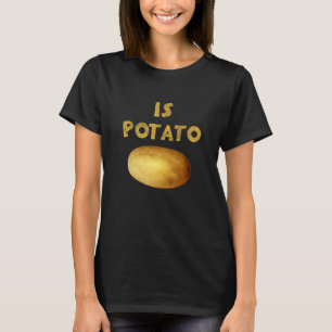 Is aardappel op televisie zoals die op late avond t-shirt