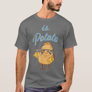 Is aardappel op televisie zoals gezien op late avo t-shirt