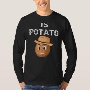 Is aardappel zoals gezien op late nachttelevisie t-shirt