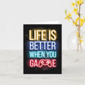 Is beter wanneer u gamecontroller videogames spele kaart (Gele Bloem)