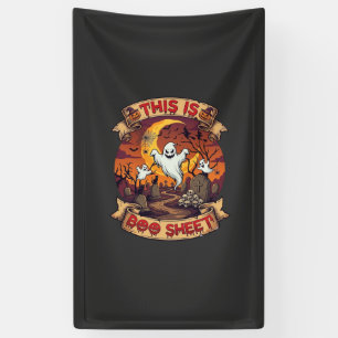 Is Boo Sheet Halloween Geest Kerkhof Pompoenen_1 Spandoek