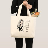 Is Buttcheeks een woord? Grote Tote Bag (Voorkant (product))