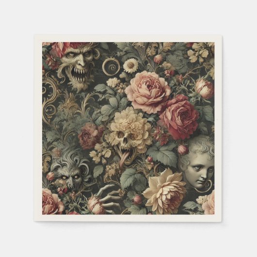 Is dat alles wat er is - gotisch Victoriaans Servet (Voorkant)