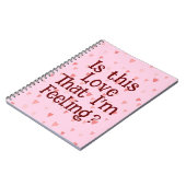 Is dat de liefde die ik voel? Notitieboek (Linkerzijde)