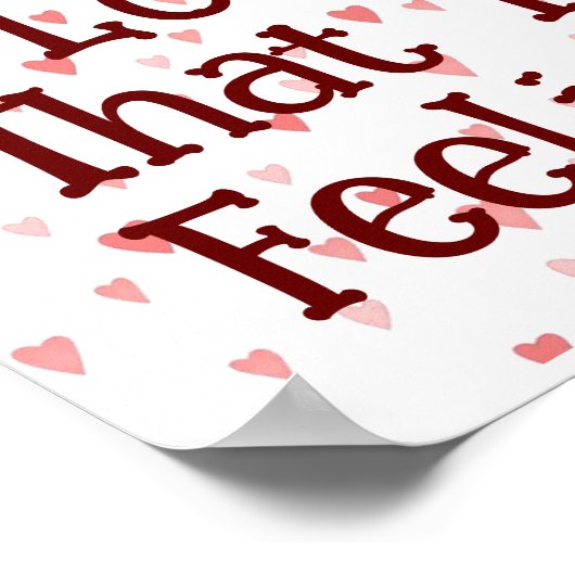 Is dat de liefde die ik voel? Poster (Hoek)