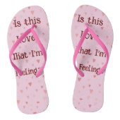 Is dat de liefde die ik voel? Teenslippers (Voetbed)