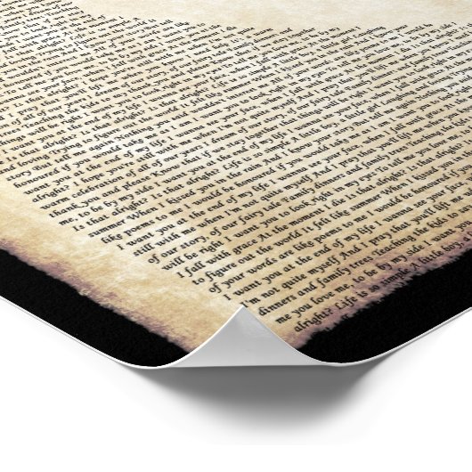 Is dat een goed dansende song lyric print (Hoek)