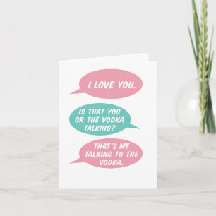 Is dat het Wodka Talking Wenskaart Kaart