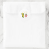 Is dat je Bro Popcorn? Ronde Sticker (Tas)