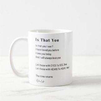 Is dat je ik zie liefdesgedicht koffiethee mok ker