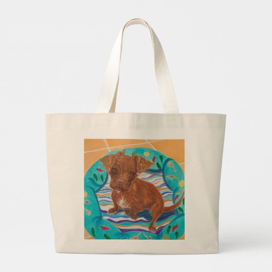 Is dat voor mij? grote tote bag (Achterkant)
