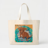 Is dat voor mij? grote tote bag (Voorkant)