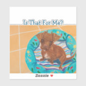 Is dat voor mij? sticker (Vel)
