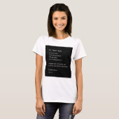 Is dat wat ik zie liefdesgedicht? t-shirt (Voorkant volledig)