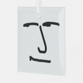 IS DAT ZO GLAZEN Ornament? Glas Ornament (Voorkant links)