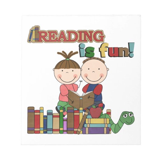 Is de Kinder Lezing van het Cijfer van de stok Pre Notitieblok (Voorkant)