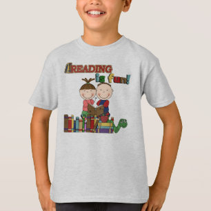 Is de Kinder Lezing van het Cijfer van de stok T-shirt
