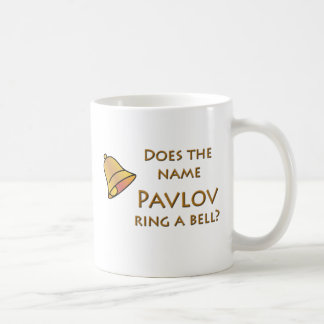 Is de naam Pavlov een Bell? Koffiemok