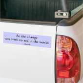 Is de verandering...  Bumpersticker (Op Truck)