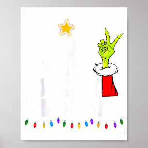 Is Deze Kerstboom Groen Merry Christmas Li Poster