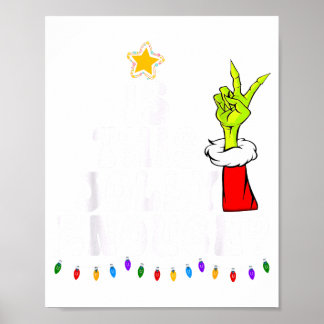 Is Deze Kerstboom Groen Merry Christmas Li Poster