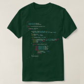 Is dit de echte coderingskleur 7 t-shirt (Design voorkant)