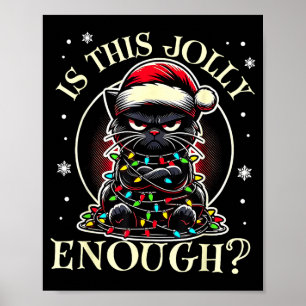 Is Dit Grappig Genoeg Grappige Katten Kerst Meme Poster