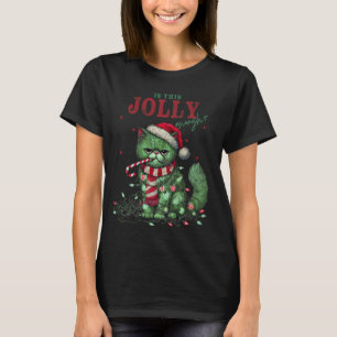 "Is dit grappig genoeg?" Grumpy Cat Christmas Shir T-shirt