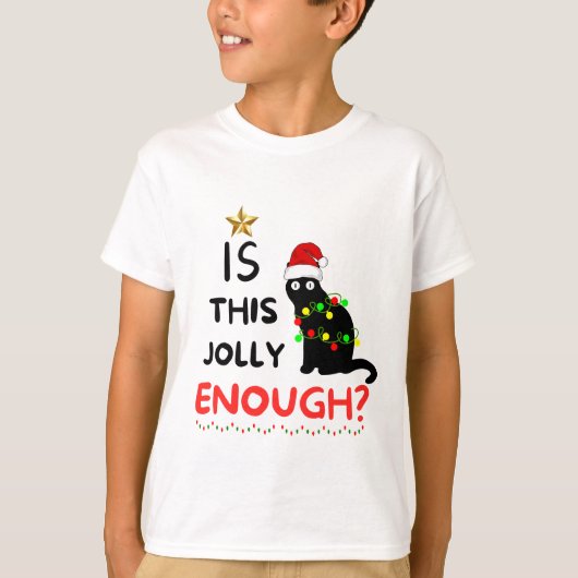 Is dit grappig genoeg, kerst grinch? t-shirt (Voorkant)