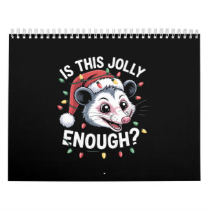 Is Dit Vrolijk Genoeg? Kerst Opossum Sarcasme Kalender