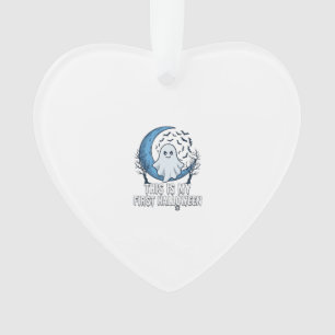 Is Eerste Halloween Geest Halve Maan Vleermuizen_1 Ornament
